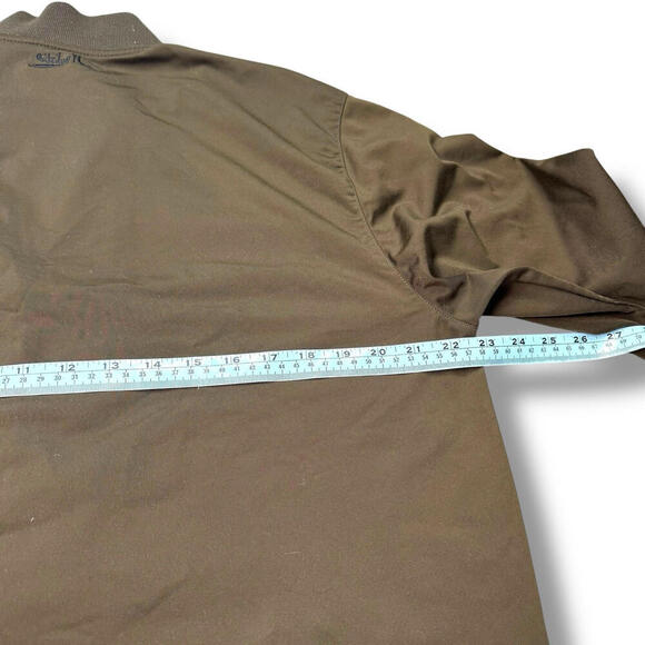 VTG Y2K Quicksilver Zip Up Track Jacket Men Size Large Green Striped Logo Skate - Picture 9 of 9